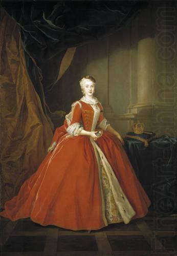 Louis de Silvestre Princesa Maria Amalia de Sajonia en traje polaco china oil painting image